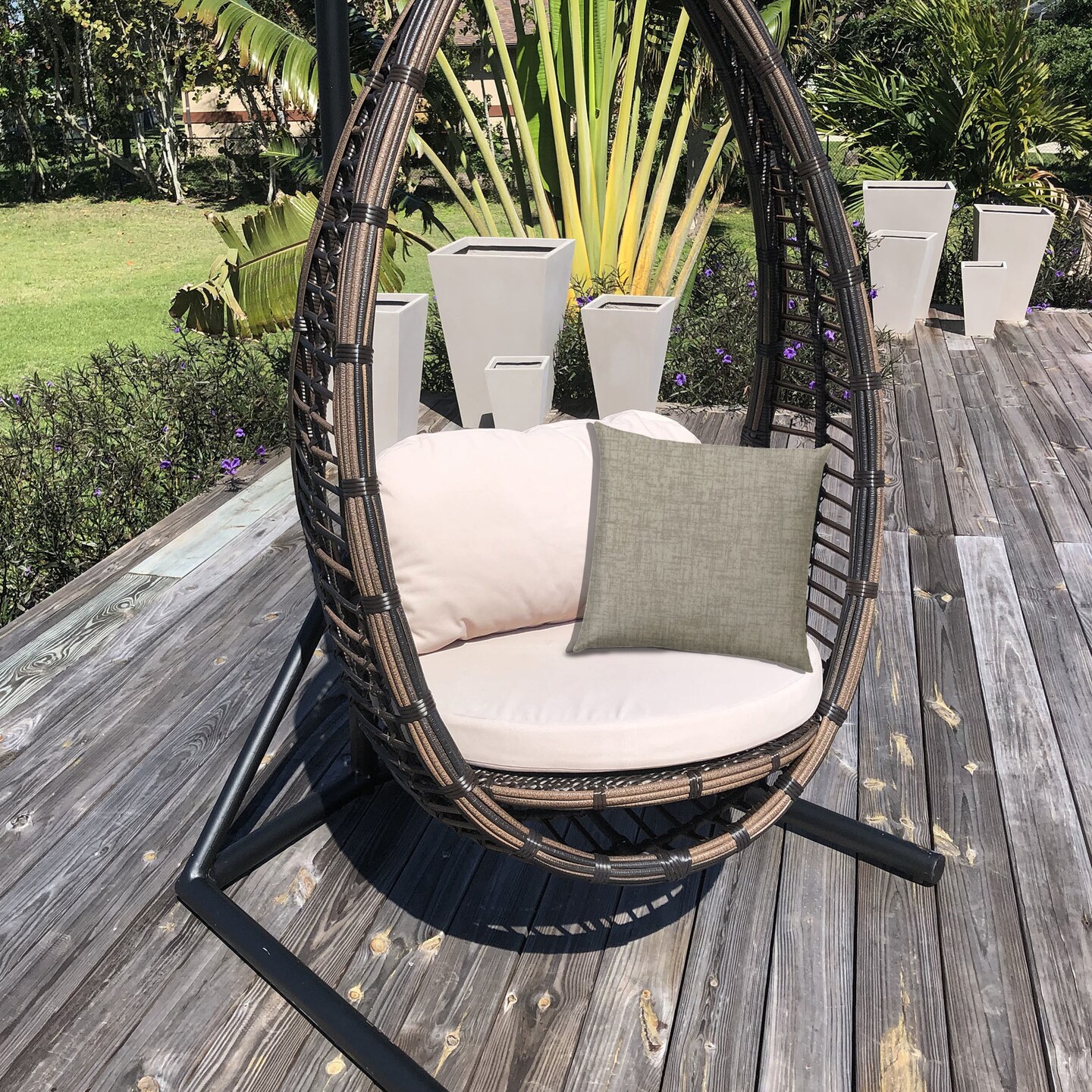 WEAVE Indoor-Outdoor Pillow with Sewn Closure