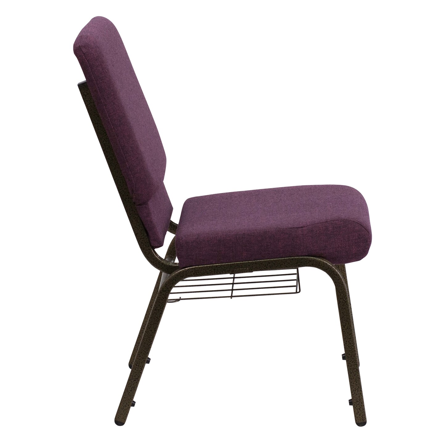 Emma and Oliver 4 Pack 18.5&#x27;&#x27;W Church Chair with Book Rack