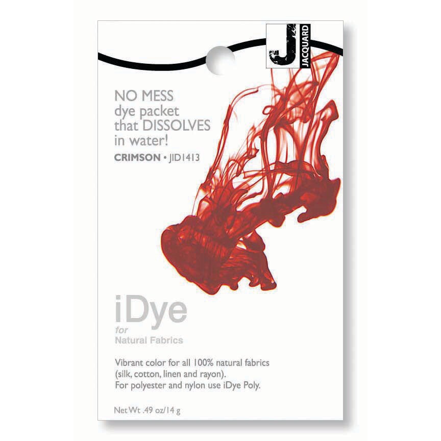 Jacquard 100% Natural Fabric iDye, Crimson