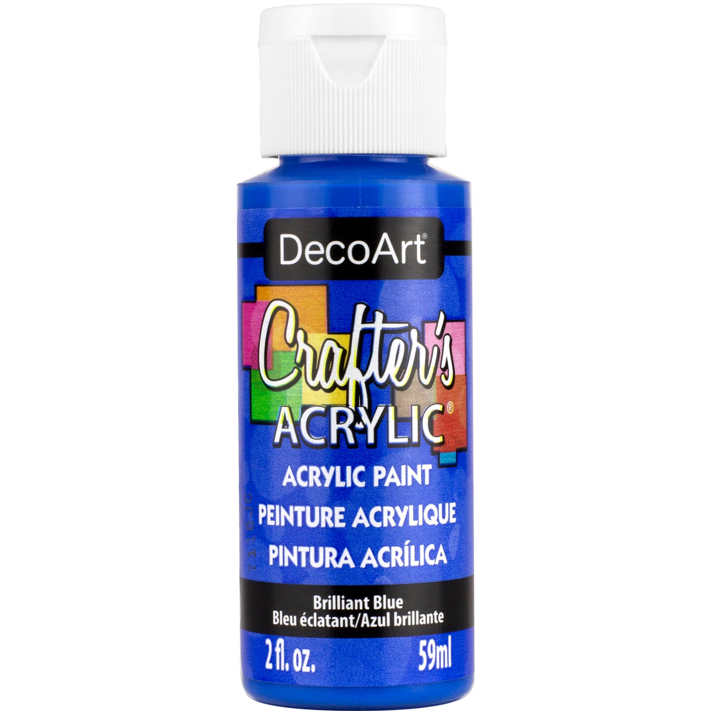DecoArt Crafter's Acrylic Paint, 2 oz., Brilliant Blue Michaels
