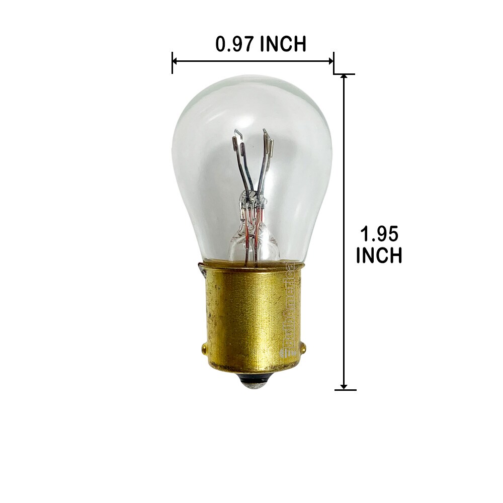 10PK - GE 1691 - 27566 17w 28v S8 BA15s Base Aircraft Low Voltage Light Bulb