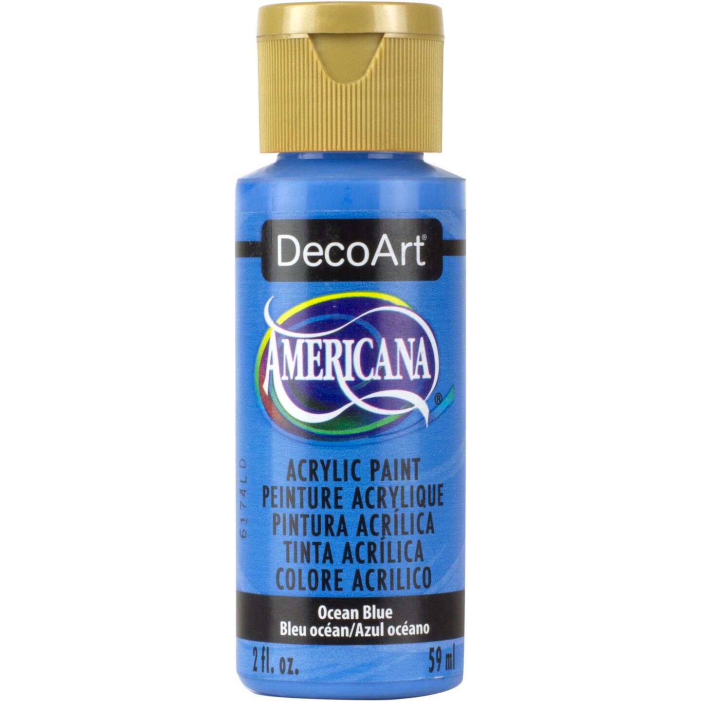 DecoArt Americana Acrylic Color, 2 oz., Ocean Blue