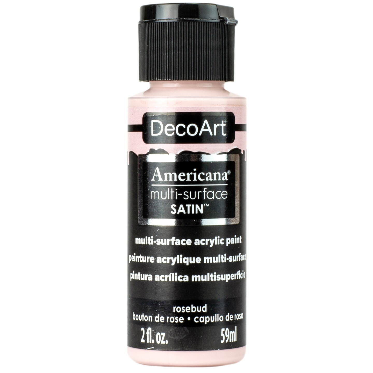 DecoArt Americana Multi-Surface Acrylic Color, 2 oz., Rosebud
