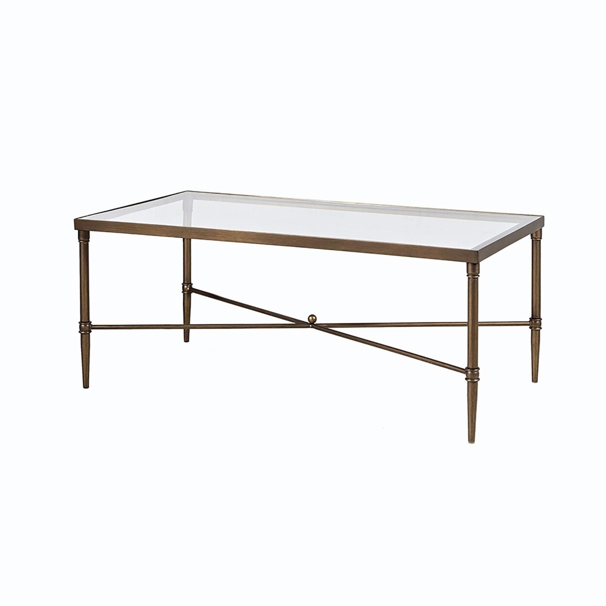 Madison Park Porter Rectangle Coffee Table Bronze See below