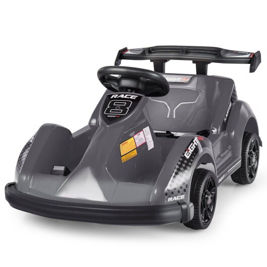 Electric Ride-On Go-Cart with Remote Control and Safety Belt