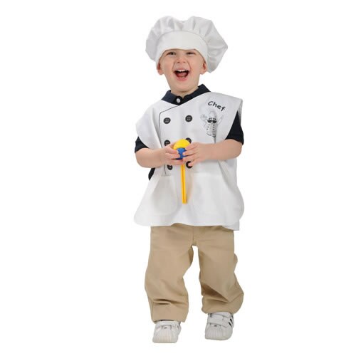 Kaplan Early Learning Company Toddler Chef Vest &#x26; Hat