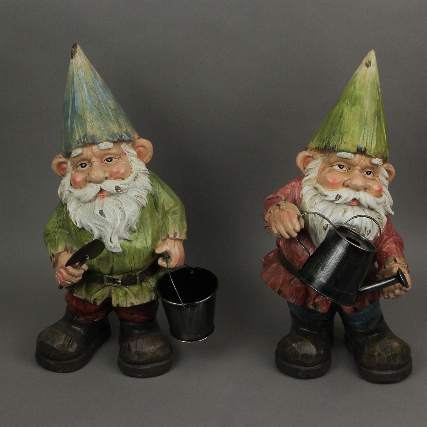 15.3 inch Resin Working Garden Gnome Decor Sculpture Lawn Yard Decoration