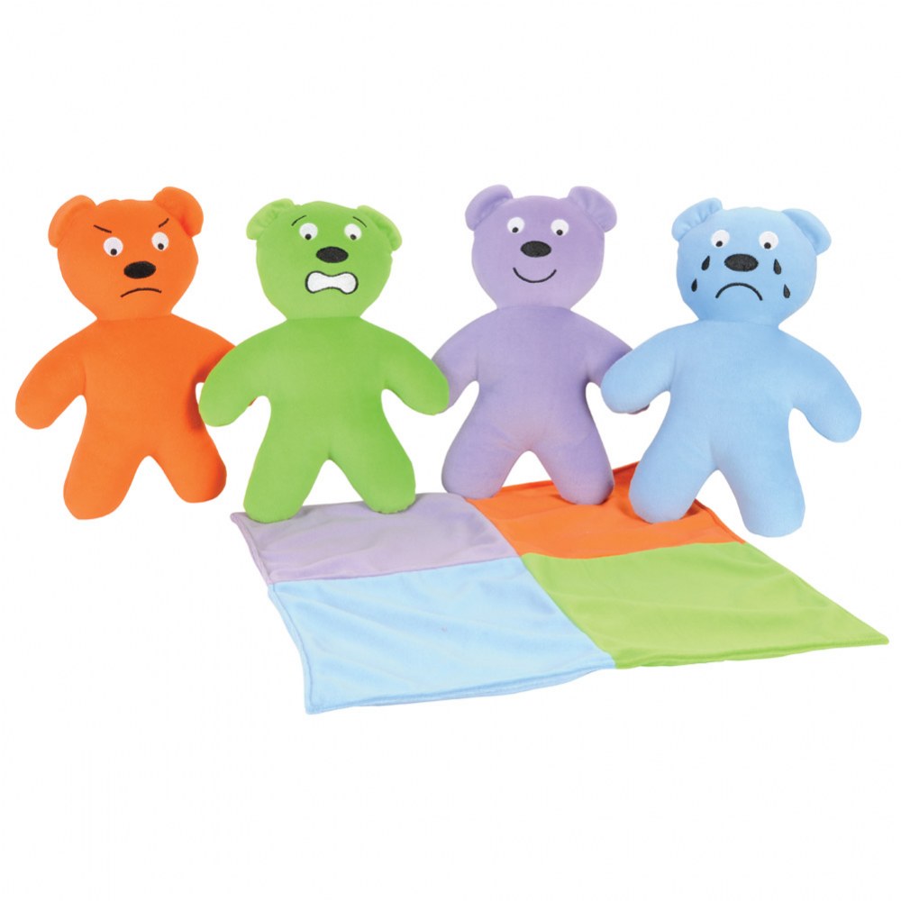 Kaplan Early Learning Company Emotion Bears - Set of 4