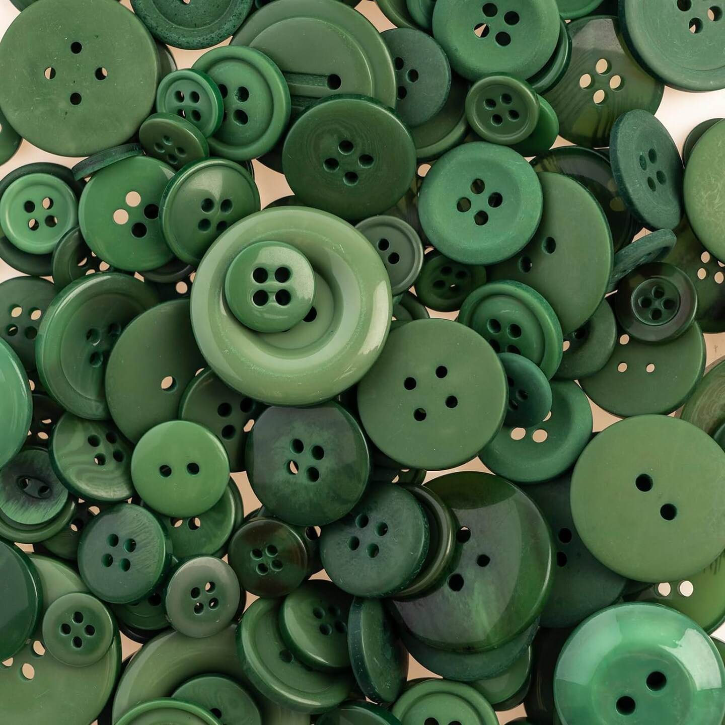 John Bead Nutton But Buttons Assorted Mixed Sizes, 130g
