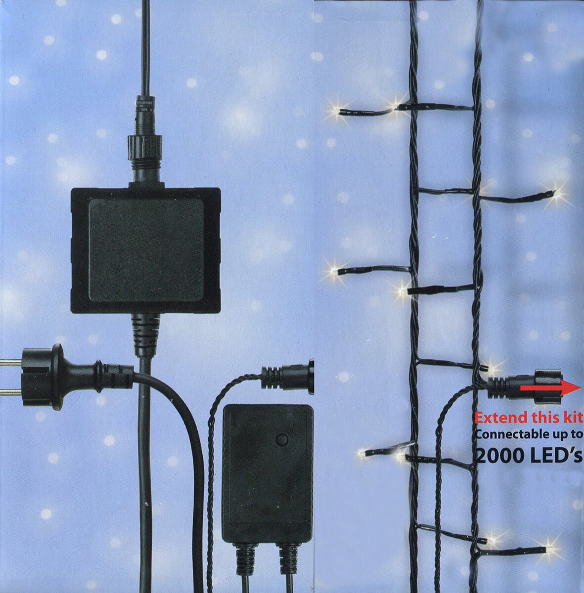Kaemingk Connect 24V LED Starter Kit with 2 Sets of Christmas Lights - Warm Clear