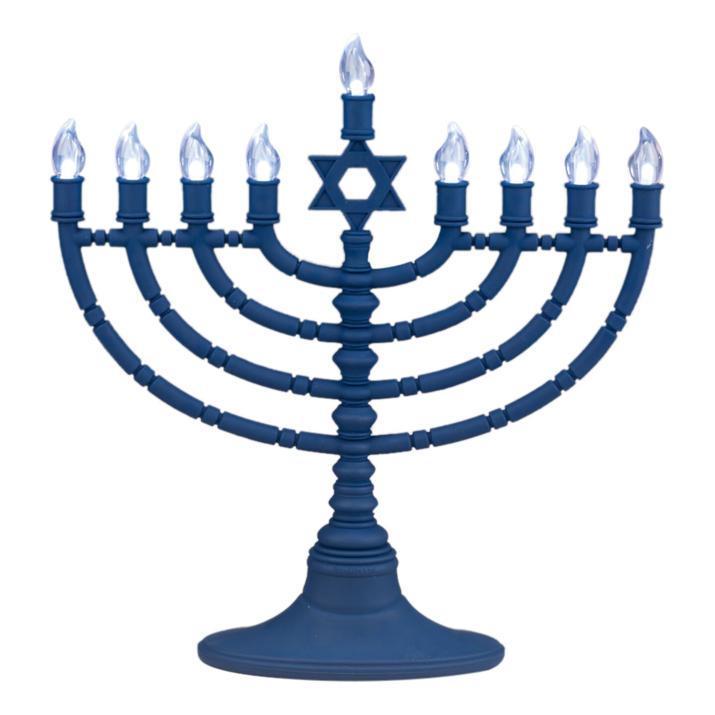 Rite Lite 11.5-Inch Blue Star of David Hanukkah Menorah LED Bulbs