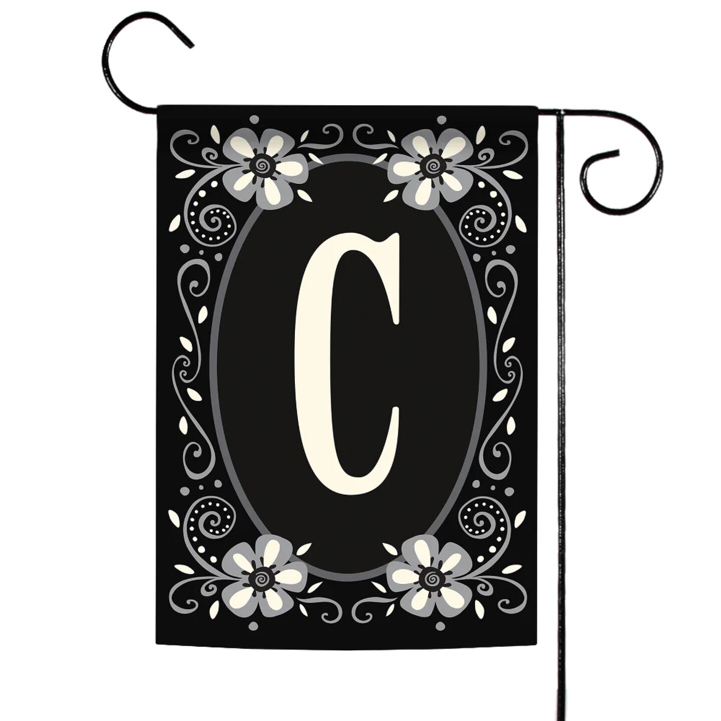 Toland Home Garden Classic Monogram Letter C Outdoor Garden Flag 18&#x22; x 12.5&#x22;