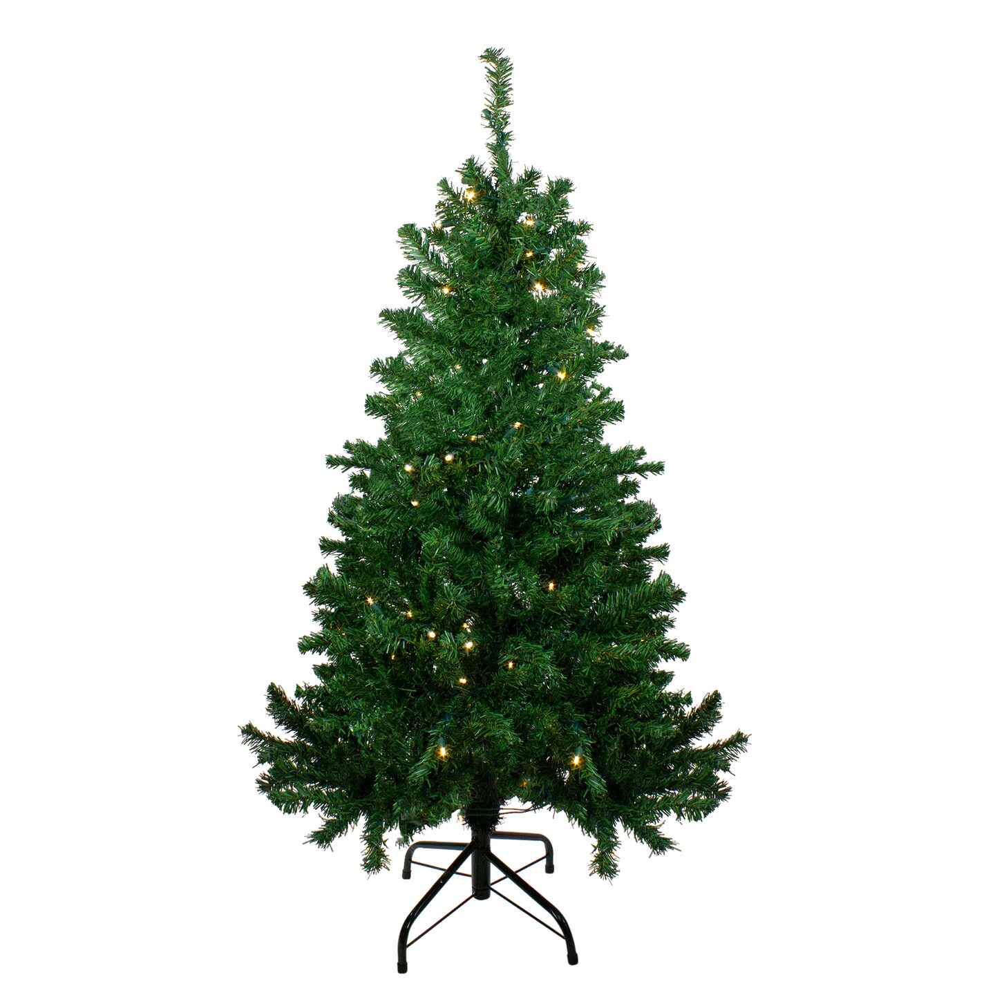 Northlight 4' PreLit Mixed Classic Pine Medium Artificial Christmas