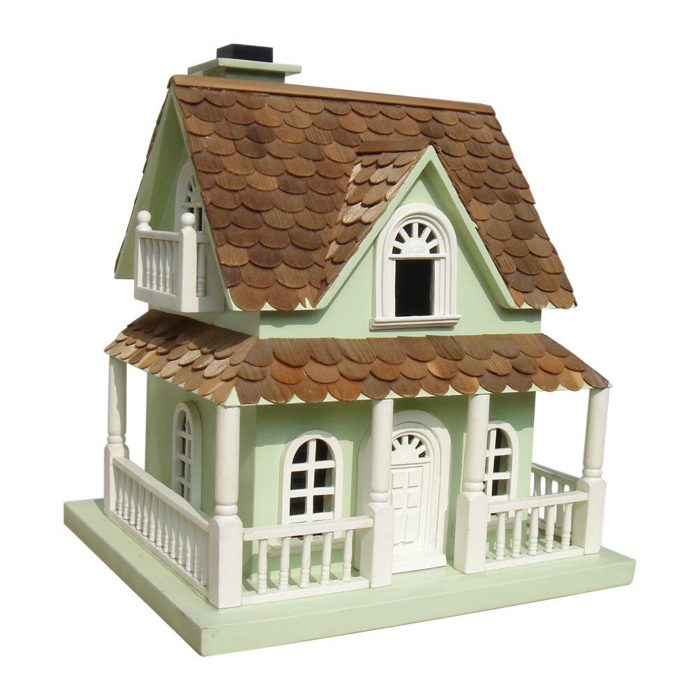 CC Home Furnishings 14.5&#x22; Fully Functional Enchanted Fairytale Cottage Outdoor Garden Birdhouse