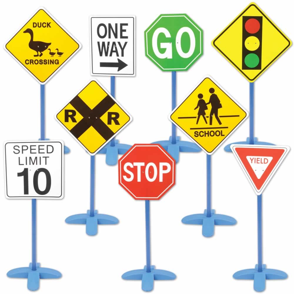 EDX Education Co On the Go Traffic Signs - Set of 9