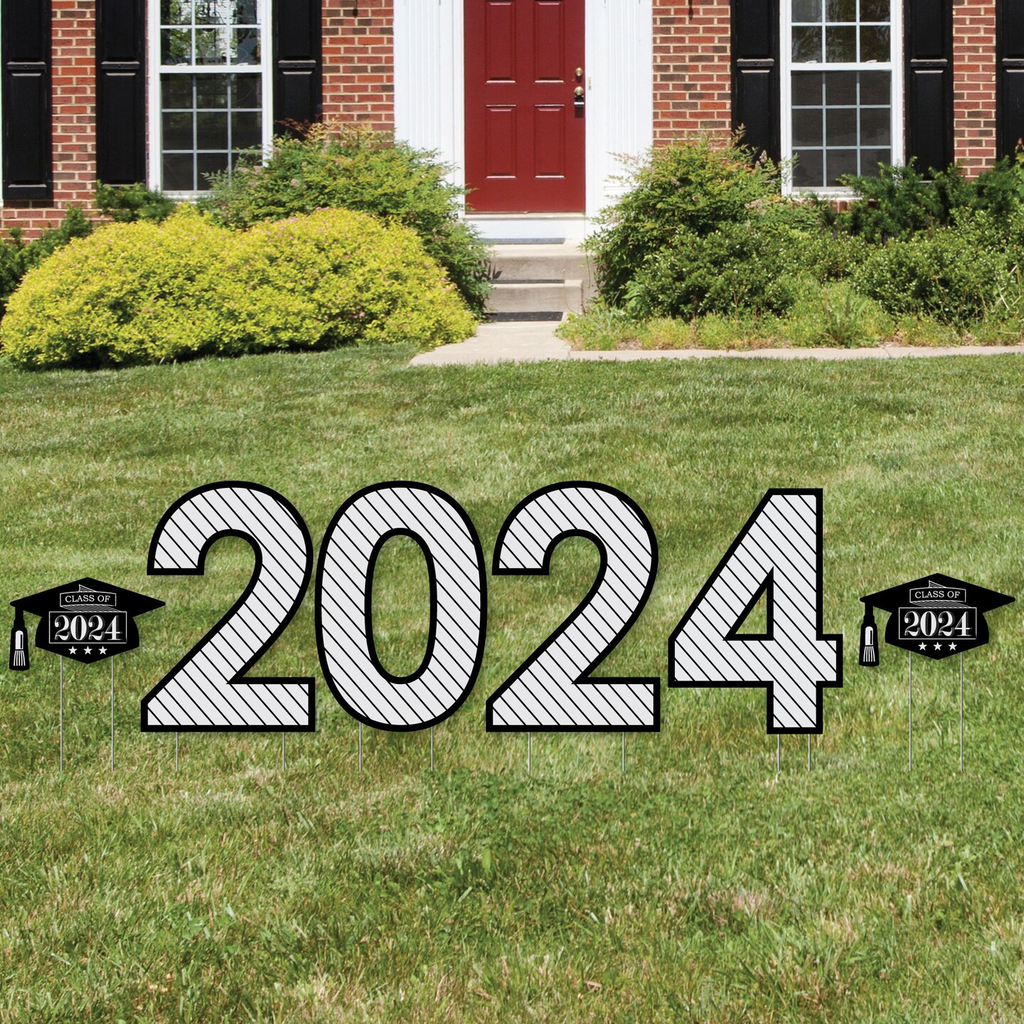Big Dot of Happiness Graduation Cheers 2024 Yard Sign Outdoor Lawn