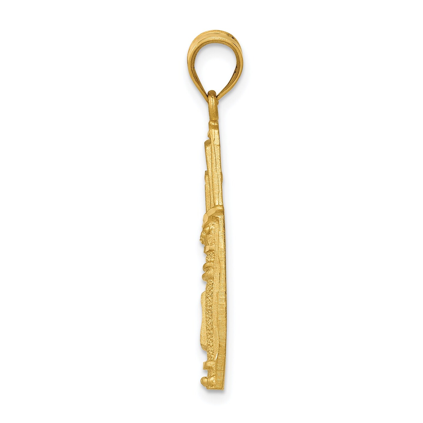 14K Gold Golf Bag Charm Jewelry FindingKing 33mm Long X 10mm Wide Approx.