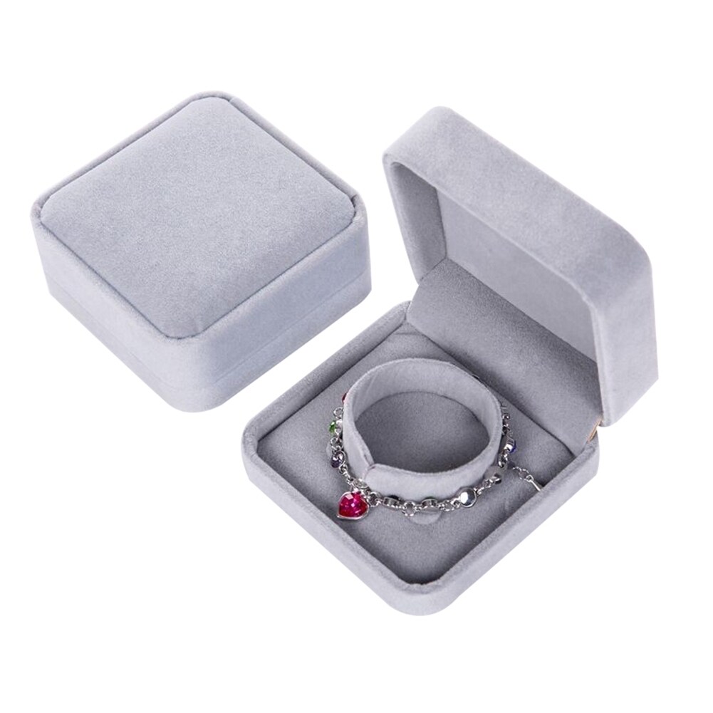 Generic Elegant Square Bracelet Storage Box Bangle Jewelry Holder Gift  Packaging Case
