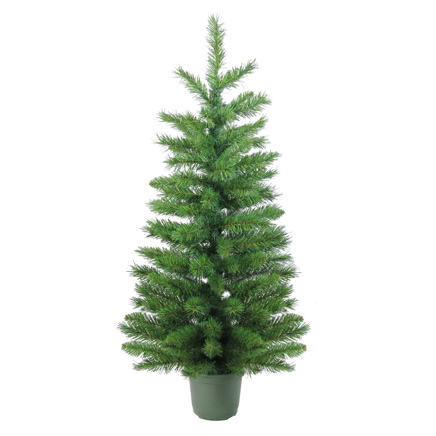 Northlight 4&#x27; Potted Norway Spruce Medium Artificial Christmas Tree - Unlit
