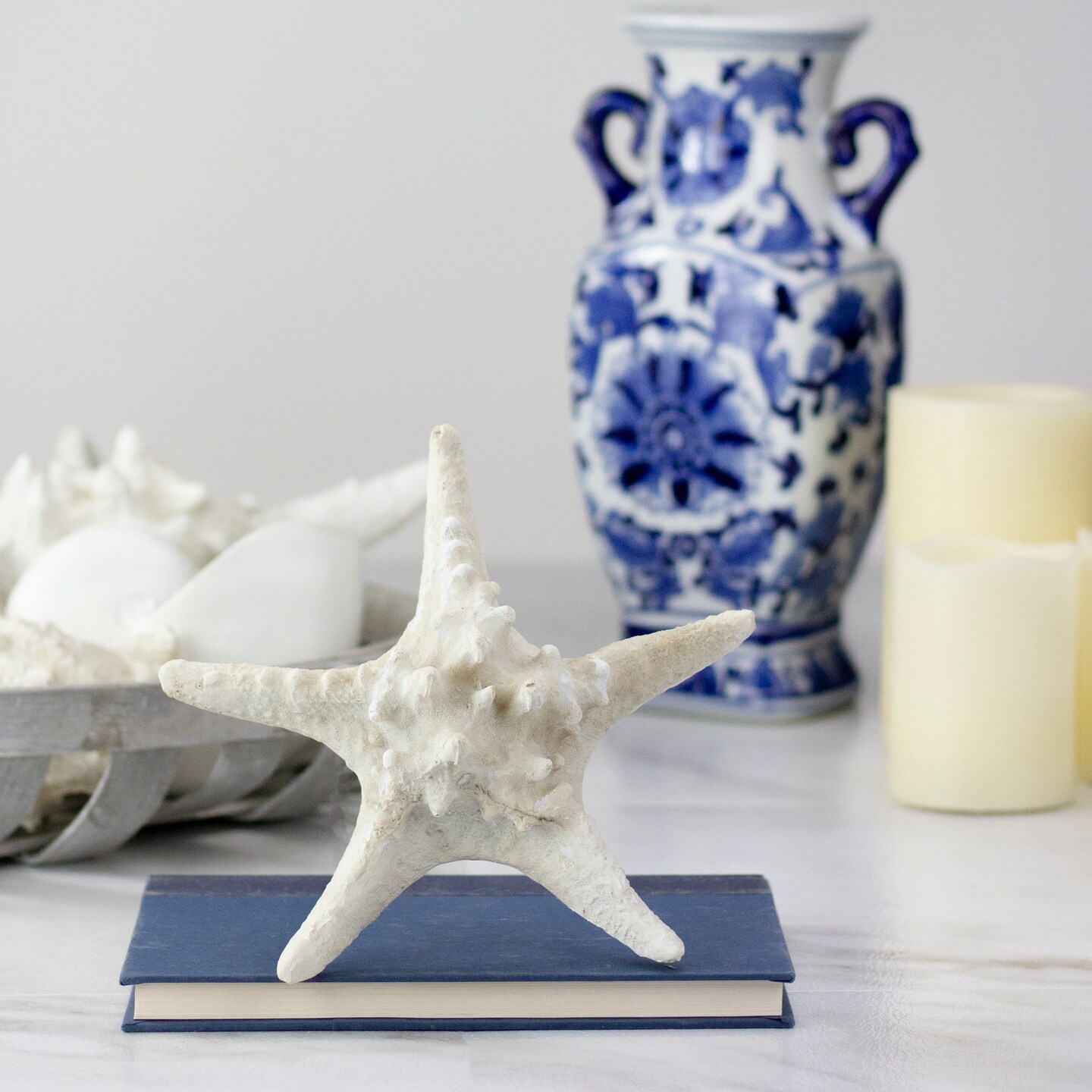 Koopman International 8.25&#x22; Sandy Brown Nautical Starfish Table Top Decoration