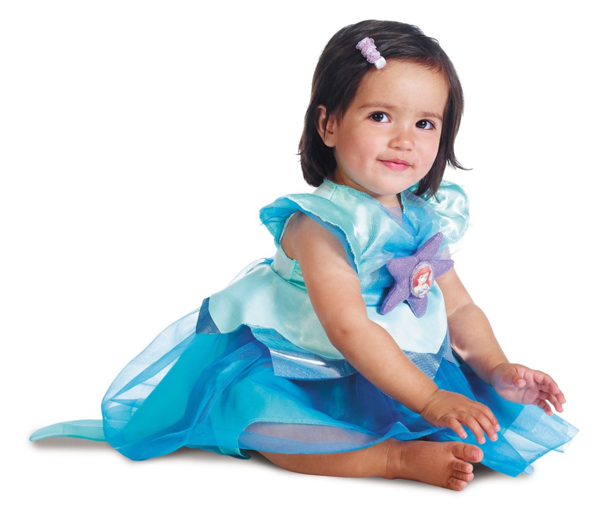 The Costume Center Teal Blue and Purple Little Mermaid Ariel Infant Girls Halloween Costume