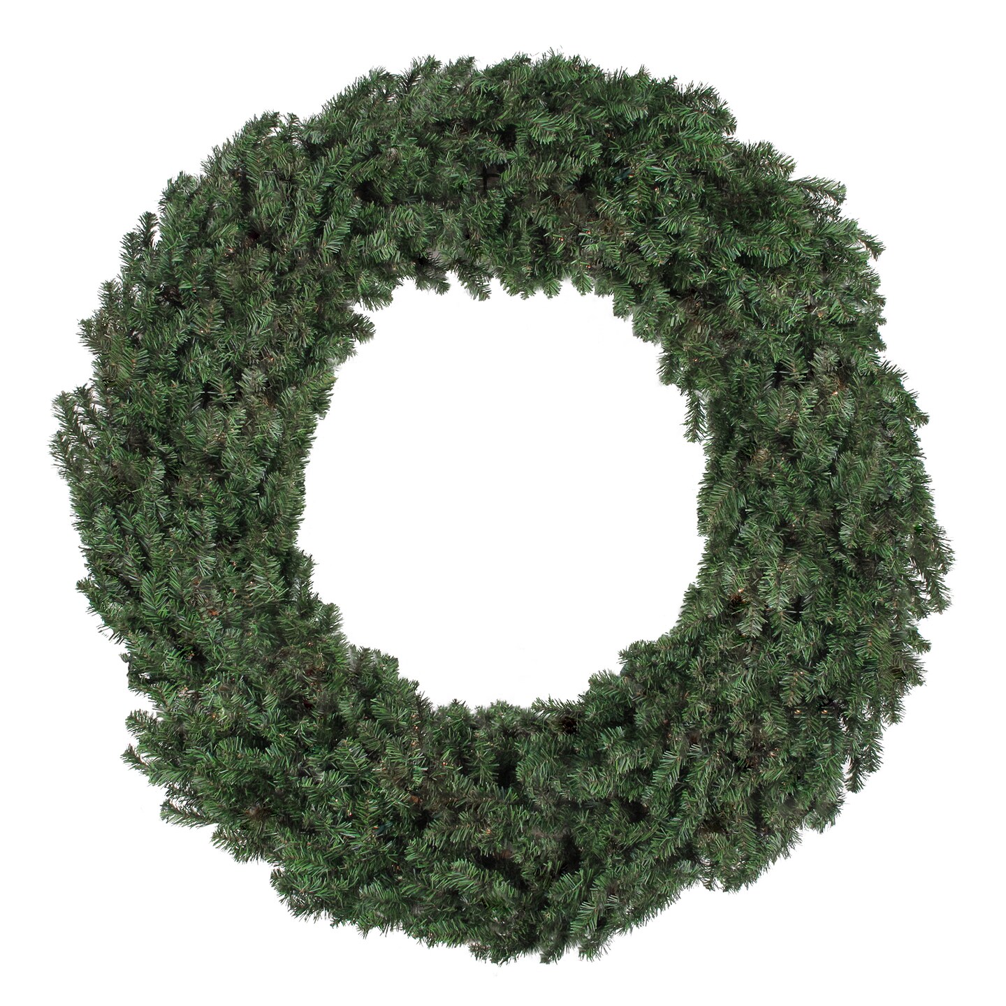 Northlight Canadian Pine Commercial Size Artificial Christmas Wreath - 12&#x27; - Unlit