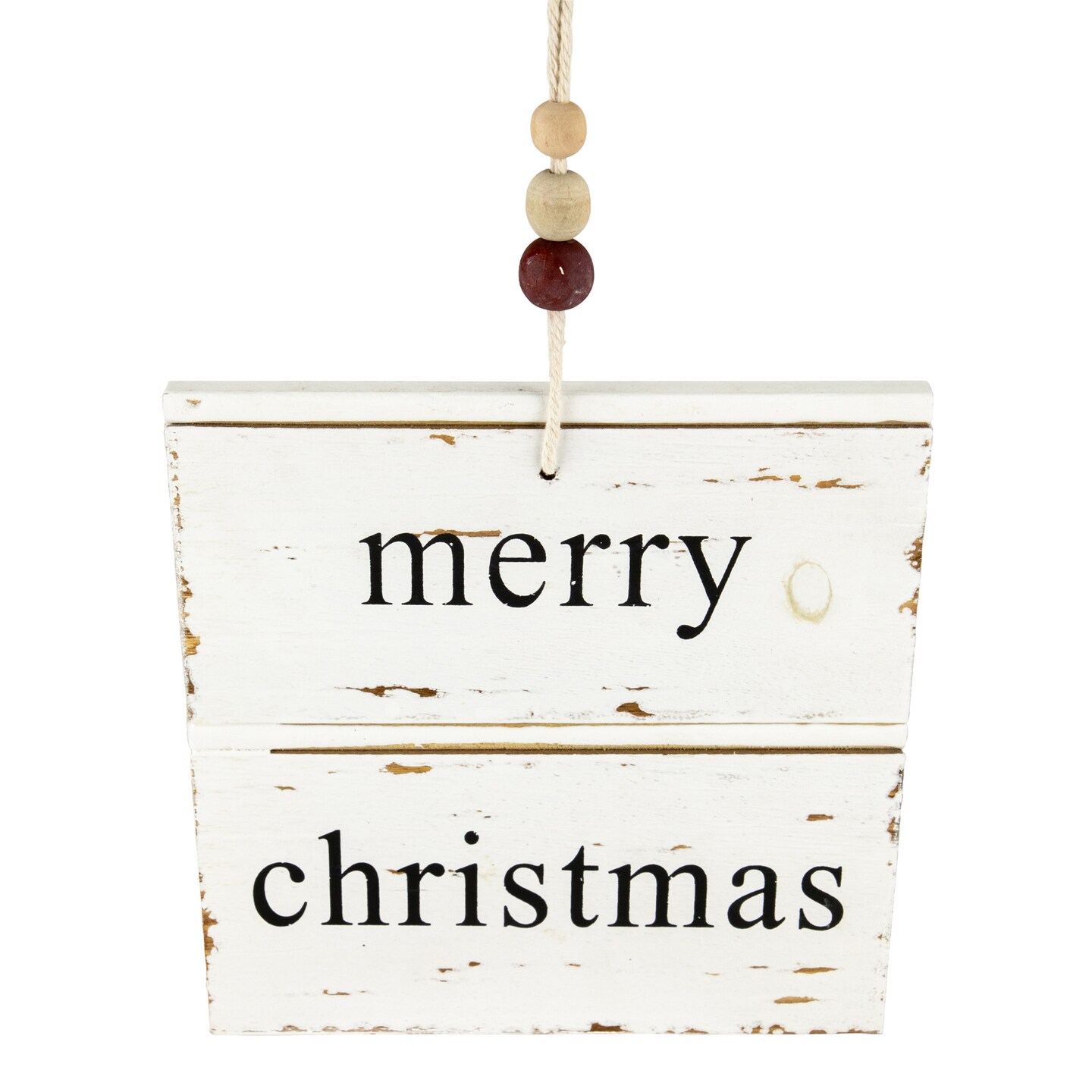 Northlight 8&#x22; Reclaimed Wood Merry Christmas Wall Sign
