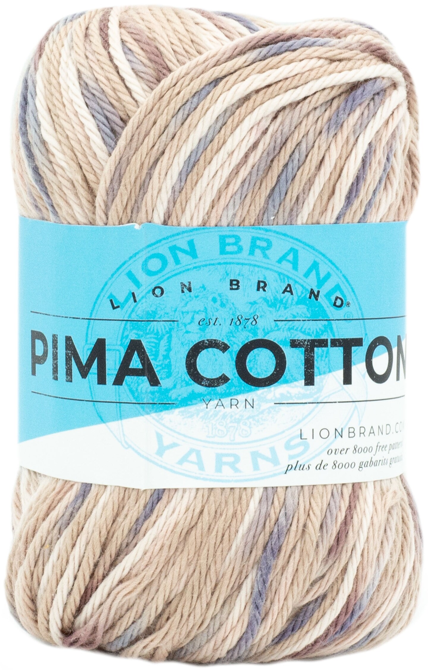 Lion Brand Pima Cotton Yarn - Pink Mist