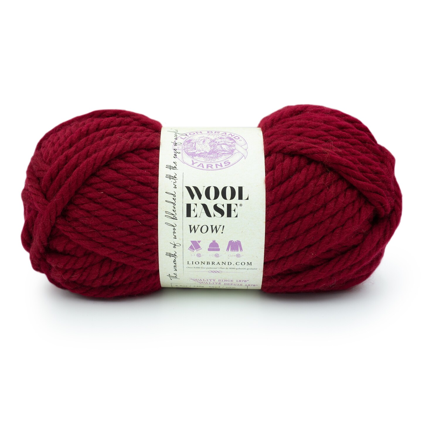 Lion Brand Wool-Ease Wow Yarn-Cranberry | Michaels