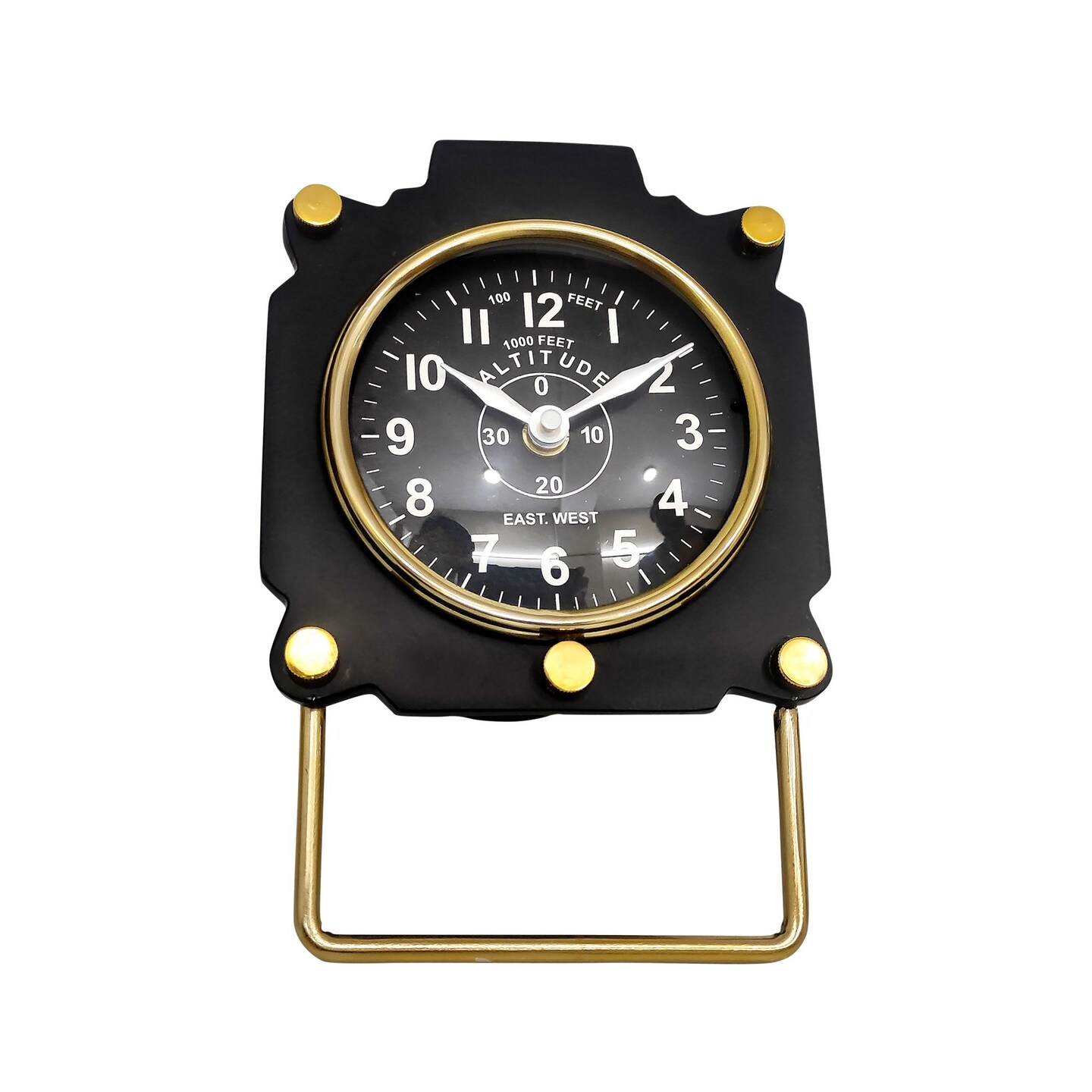Kingston Living Altimeter Dual Table Clock - 6.5