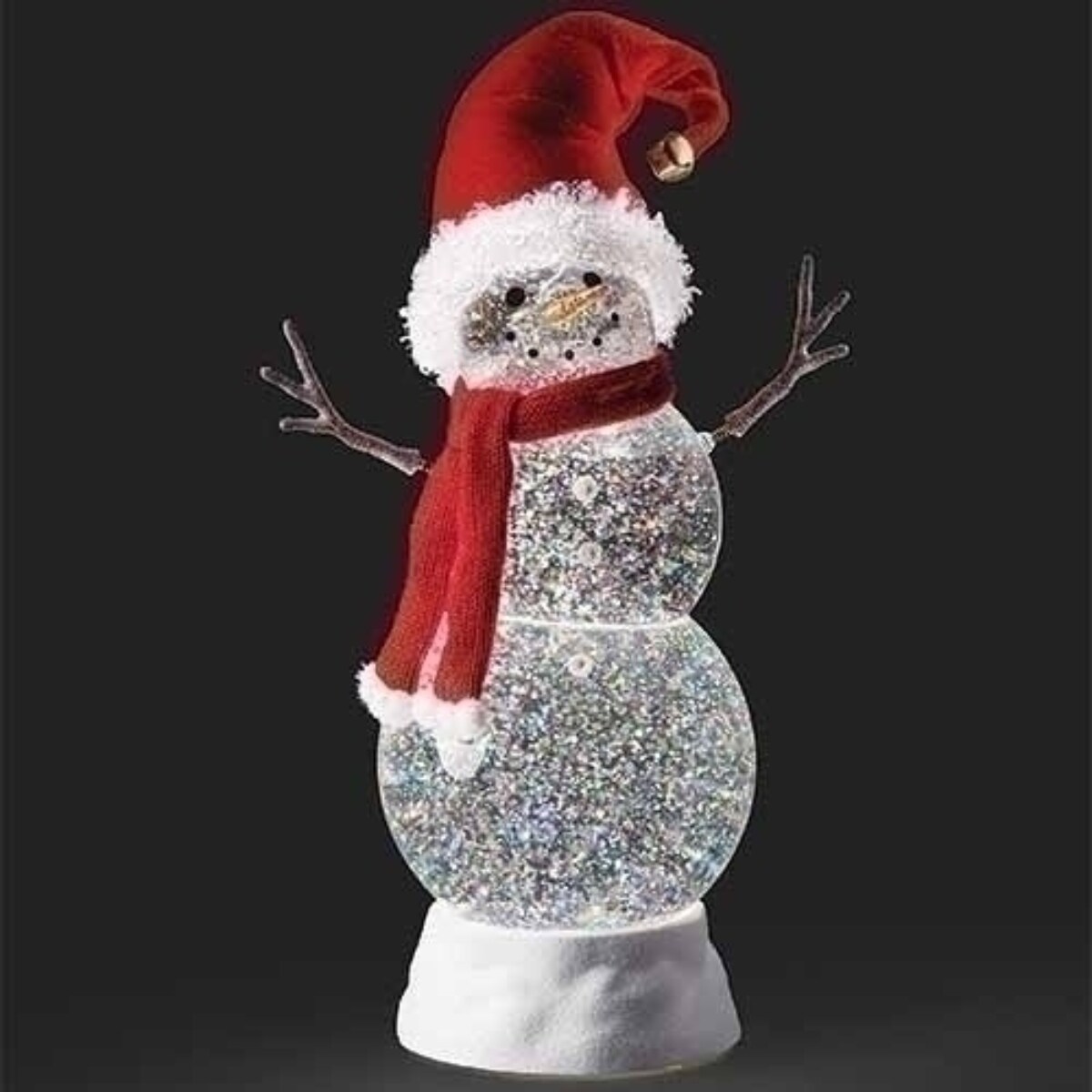 Roman 11.25&#x22; LED Lighted Snowman Christmas Snow Globe
