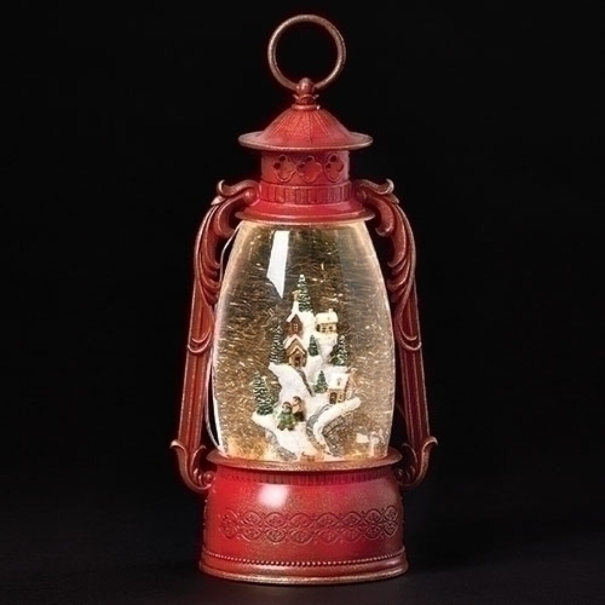Roman 11.75" LED Lighted Village Christmas Snow Globe Lantern | Michaels