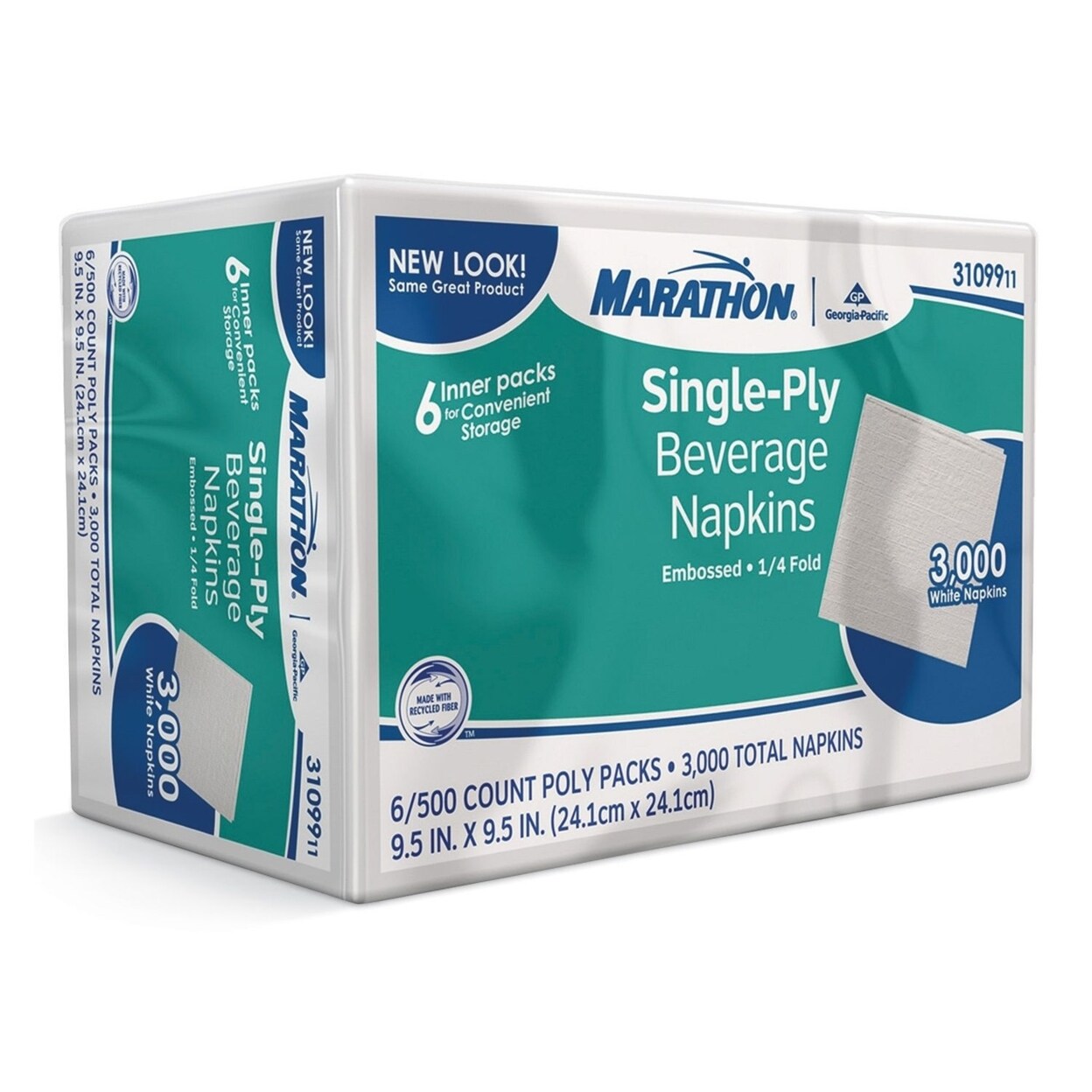 Marathon Beverage Napkins - 3,000 Count