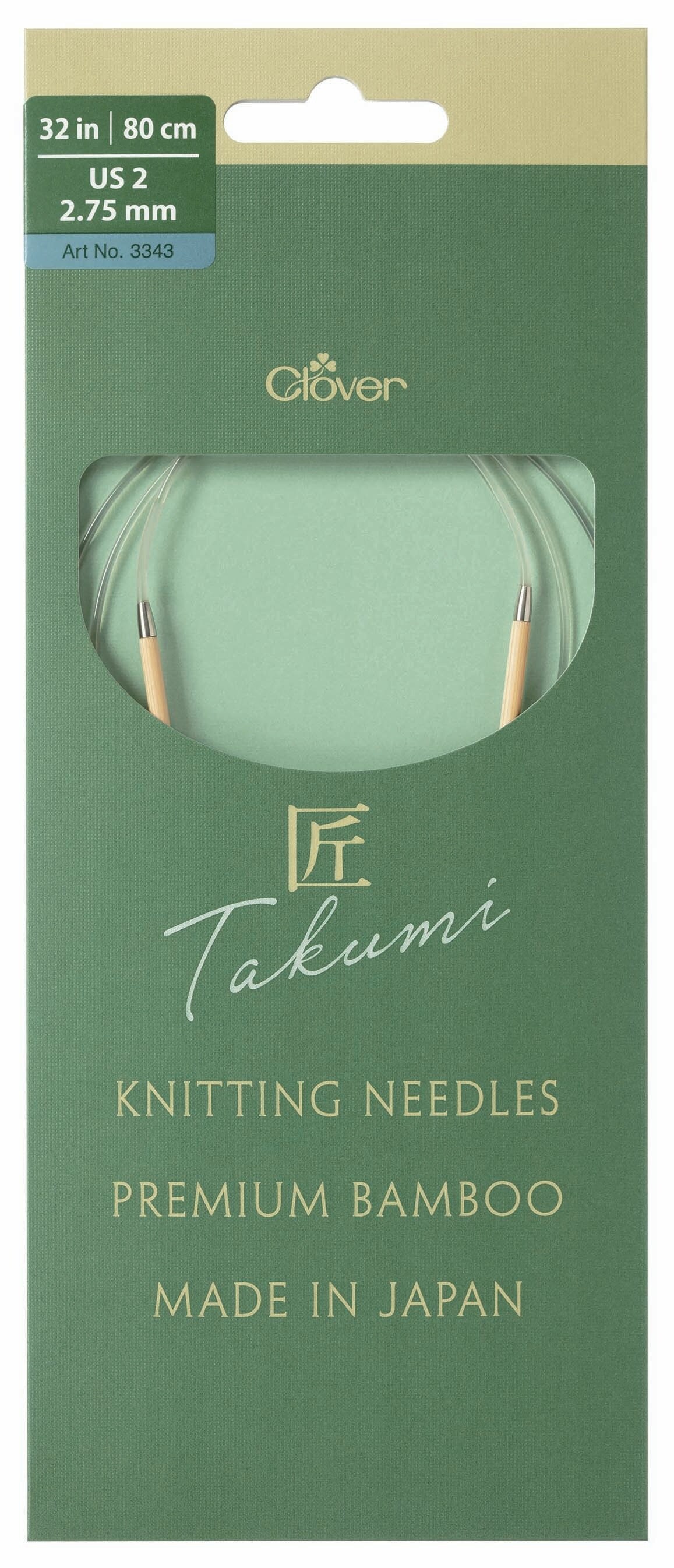 TAKUMI Pro Circular Knitting Needles 32&#x22;-US 2 / 2.75 mm