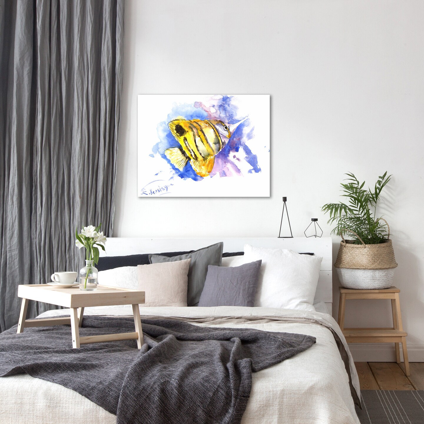 Angelfish Copperhead by Suren Nersisyan  Gallery Wrapped Canvas - Americanflat