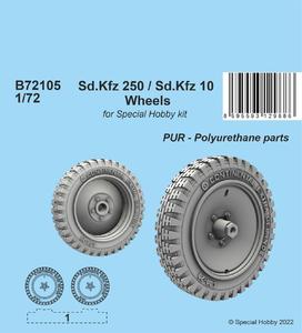1/72 Sd.Kfz 250 / Sd.Kfz 10 Wheels 1/72