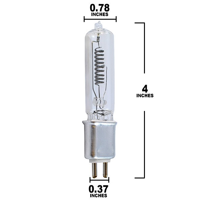 FEL Bulb - 1000w 120 Volt G9.5 base halogen Stage and Studio Lamp