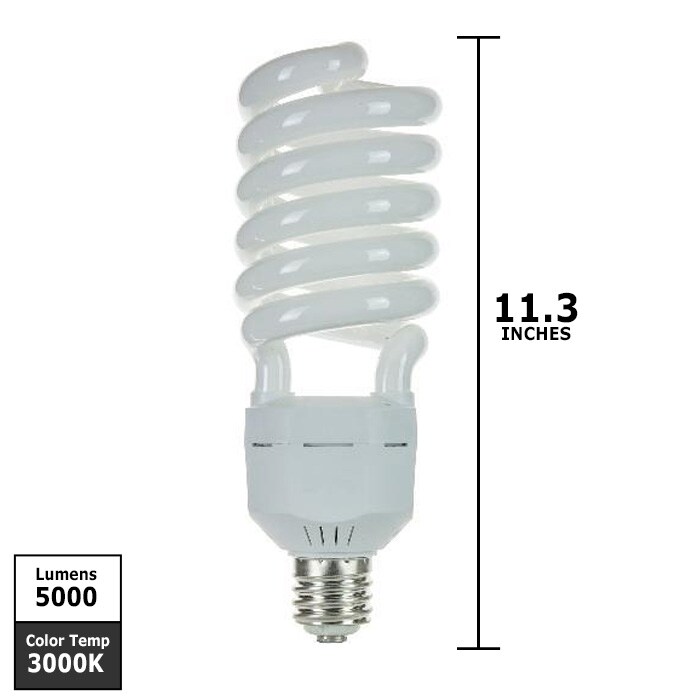 SUNLITE 105W 277v Warm White 3000k Mogul Base Spiral Twist CFL Bulb