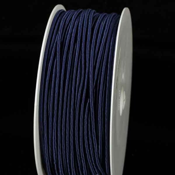 The Ribbon People Navy Blue Solid Wired Craft Ribbon 0.25&#x22; x 110 Yards