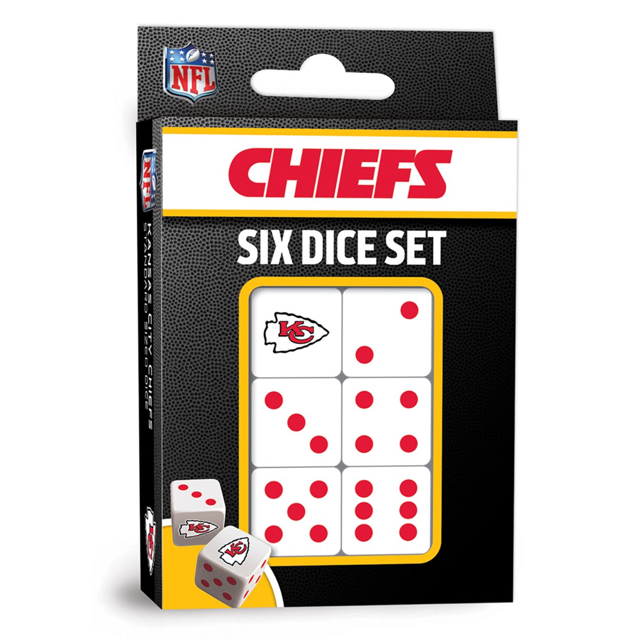 Masterpieces Officially Licensed NFL Kansas City Chiefs - 6 Piece D6
