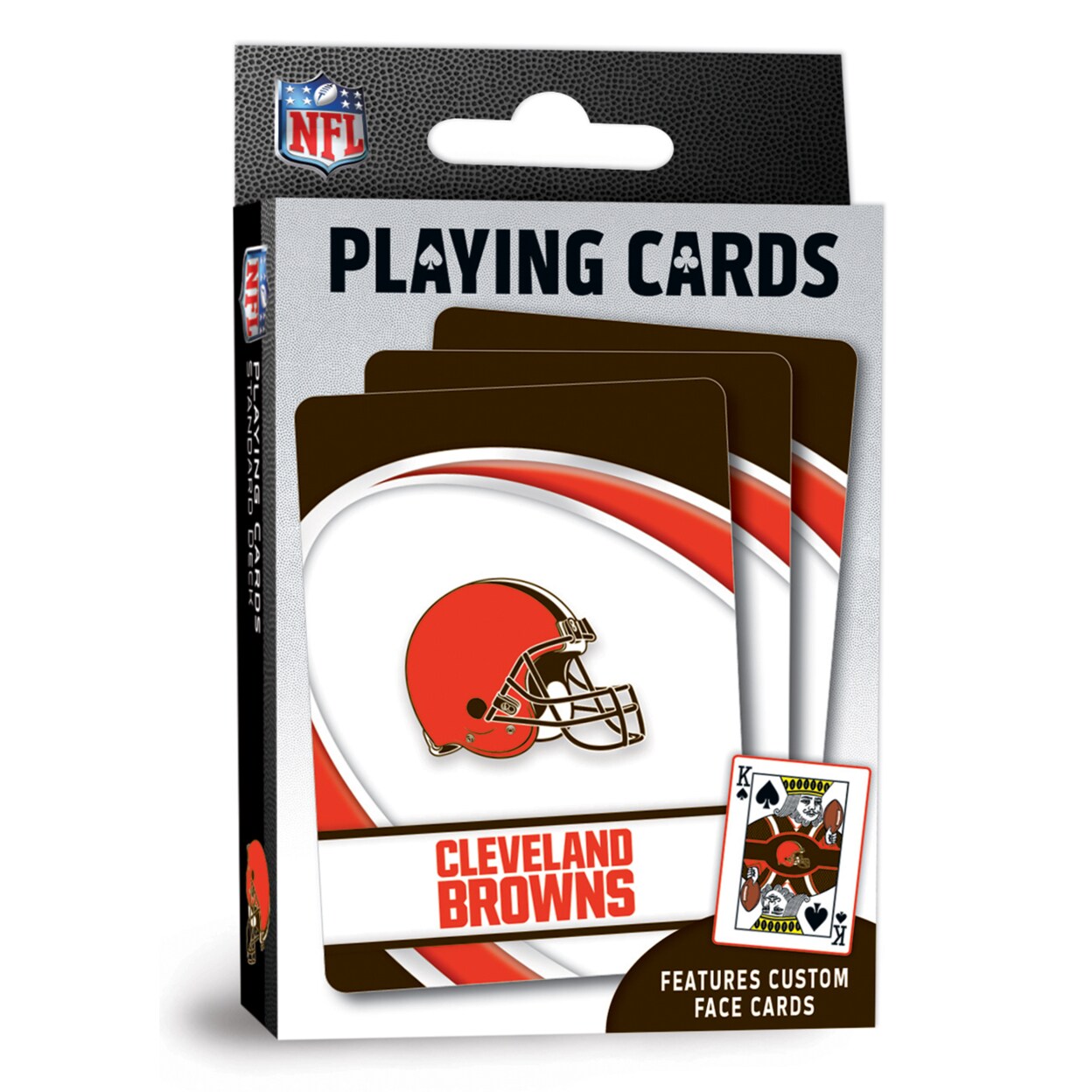 Masterpieces   Officially Licensed NFL Cleveland Browns Playing Cards - 54 Card Deck for Adults