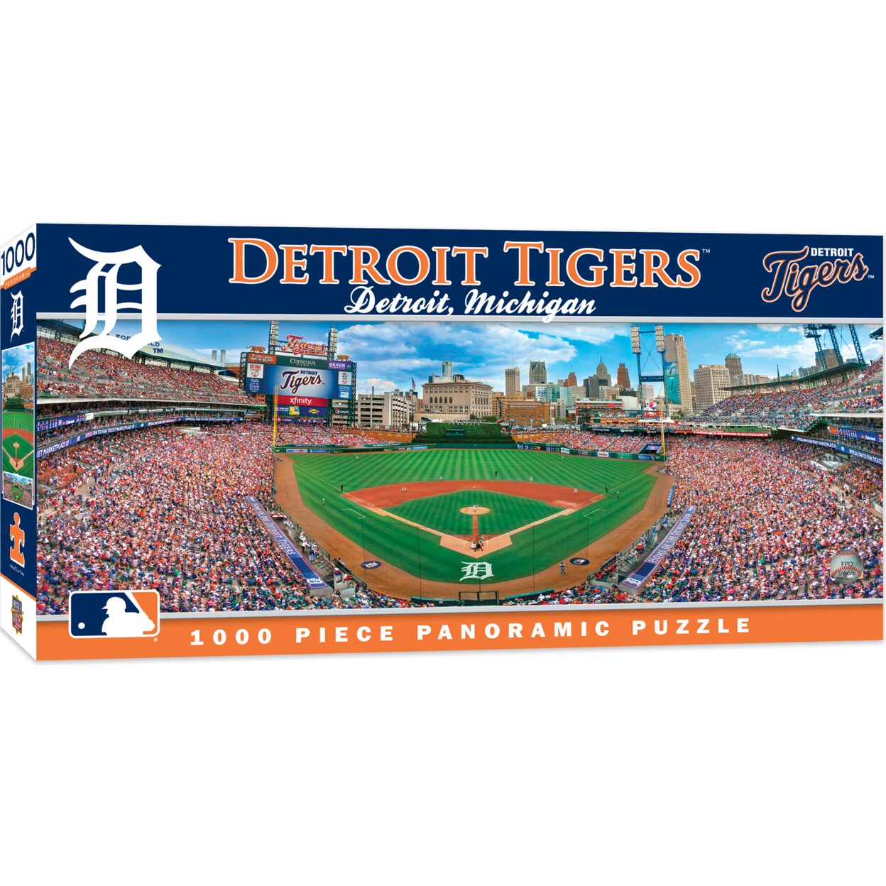 Masterpieces   Sports Panoramic Puzzle - MLB Detroit Tigers Center View
