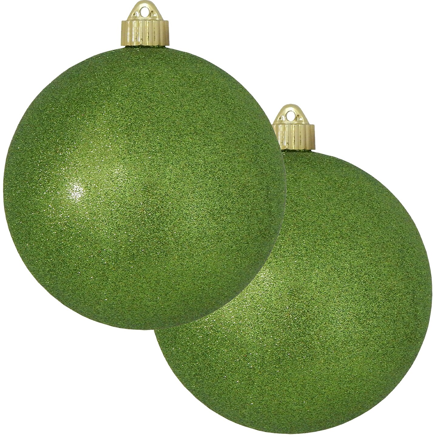 Christmas by Krebs 2ct Lime Green Shatterproof Christmas Ball Ornament  6&#x22; (150mm)