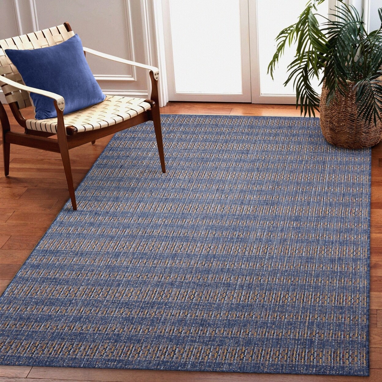 Brown Streaks Modern Door Mats