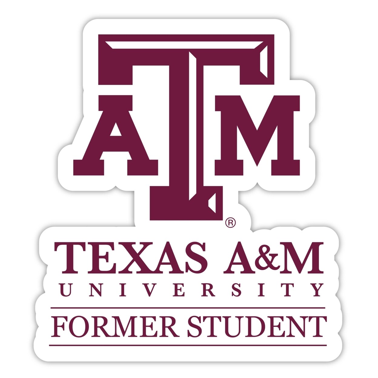 R and R Imports Texas AandM Aggies Alumni 4&#x22; Sticker