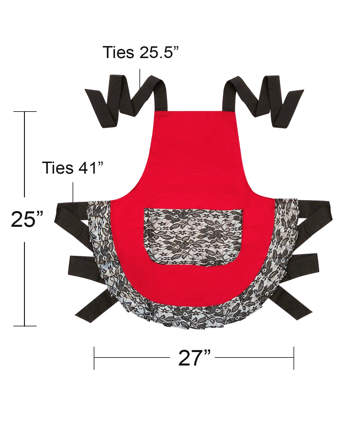 Wrapables Classic Vintage Apron, Stylish Cooking Apron