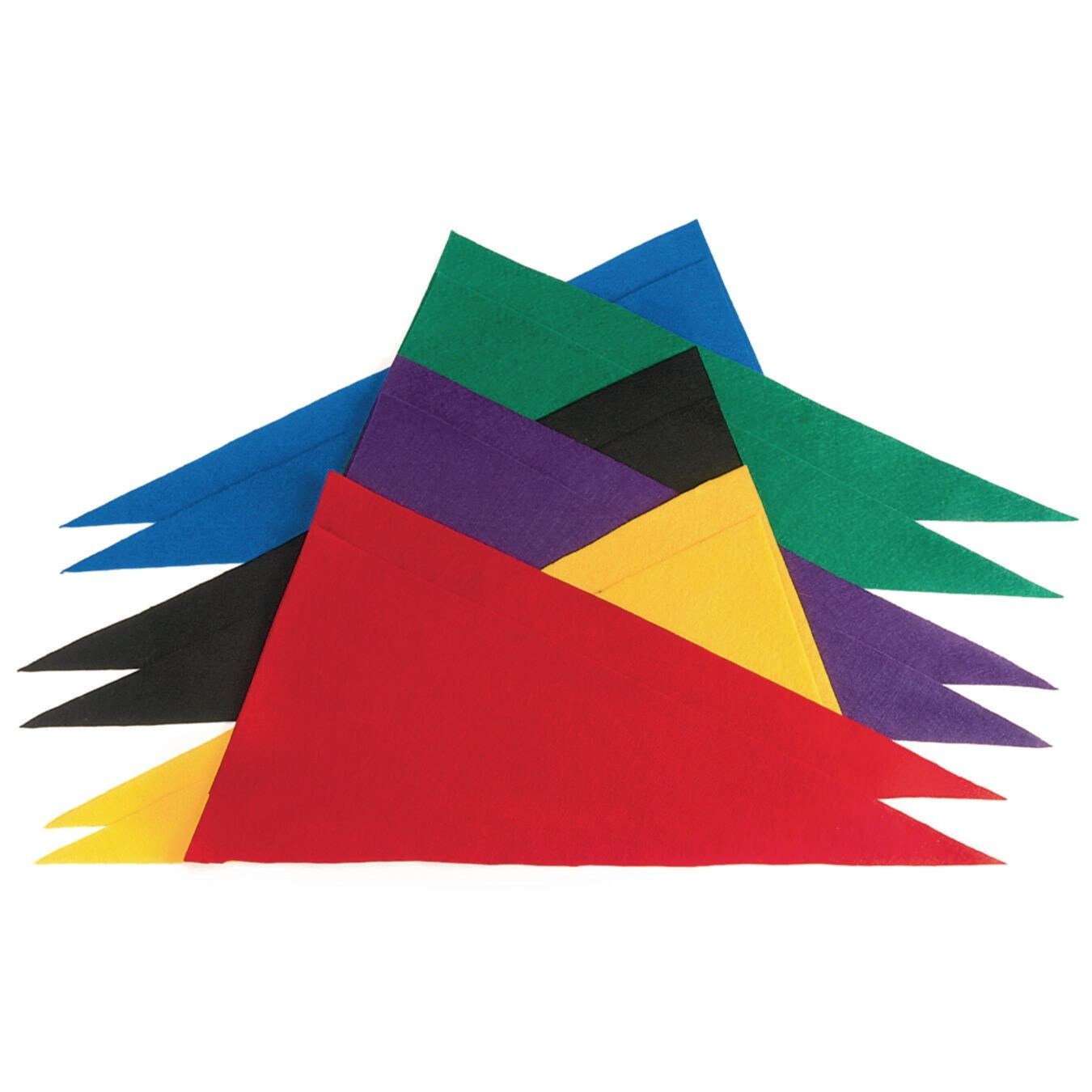 Color Splash!&#xAE; Felt Banner Assortment (Pack of 12)