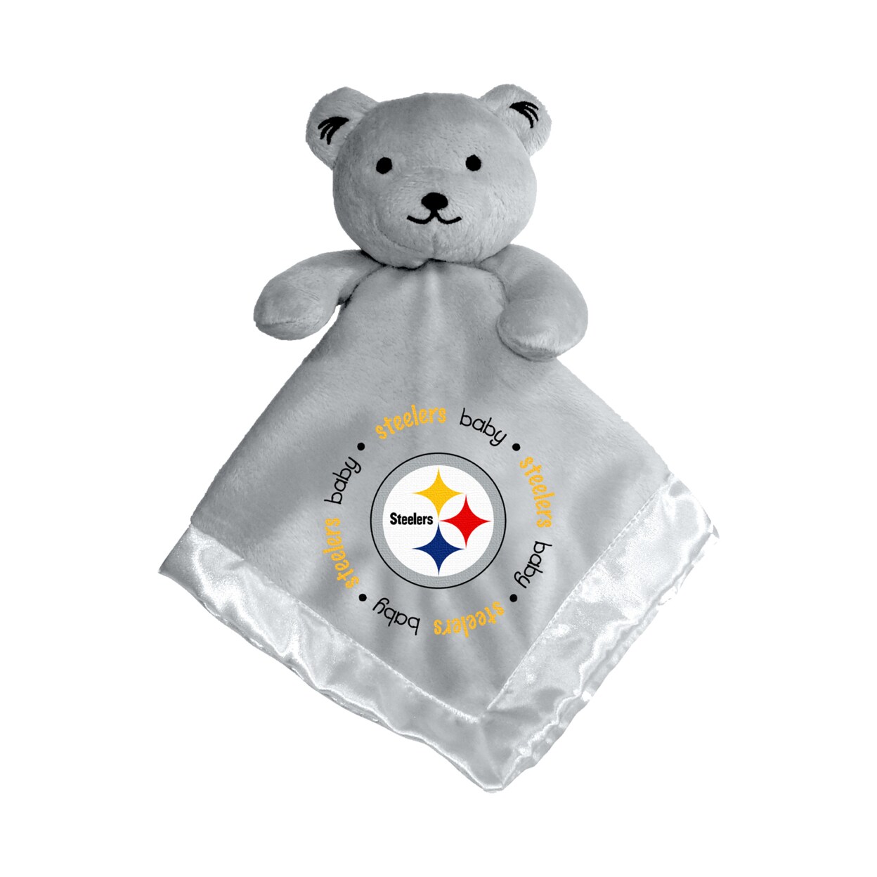 MasterPieces Baby Fanatic Gray Security Bear - NFL Pittsburgh