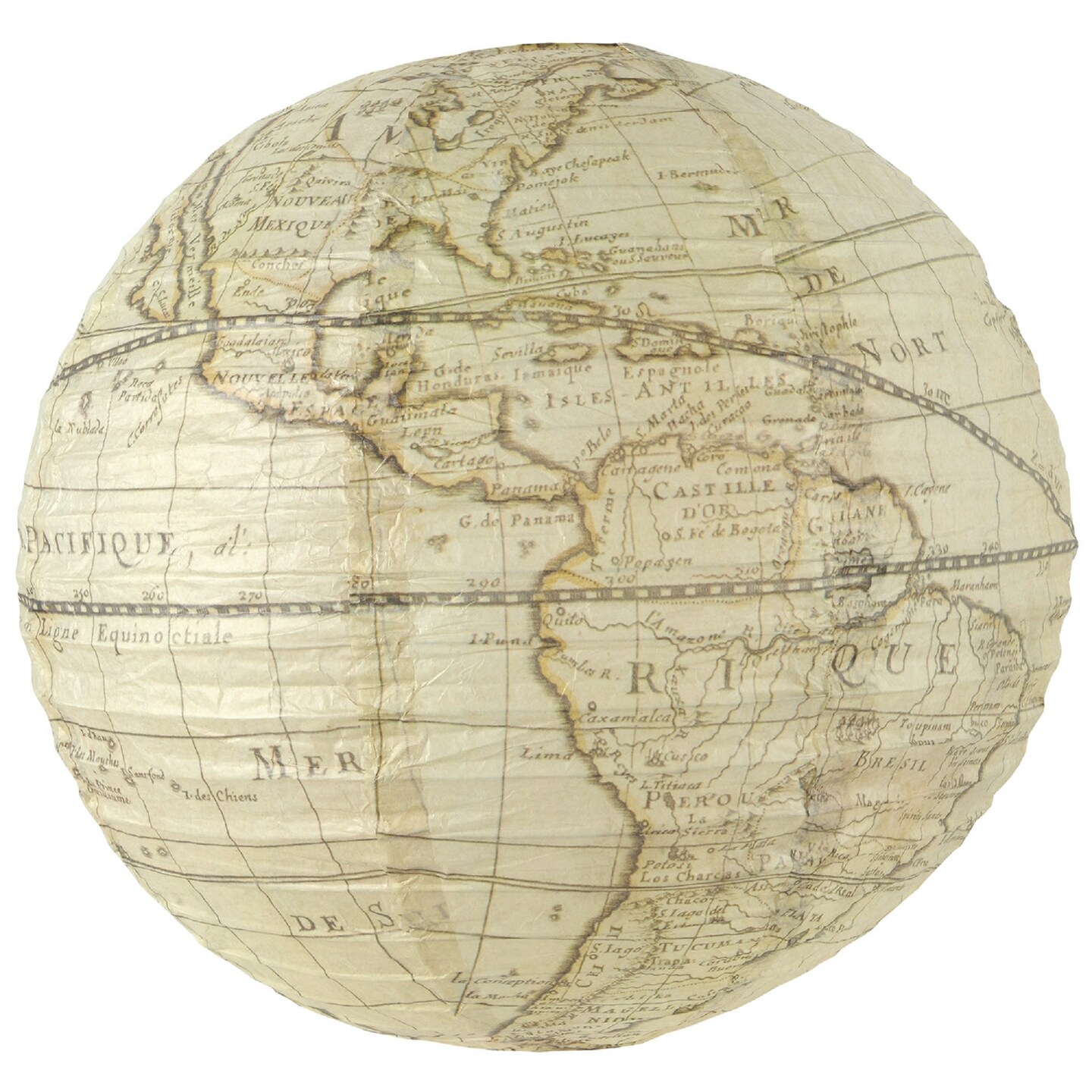 Beistle Set of 12 Around The World Paper Lantern 15.5&#x201D;