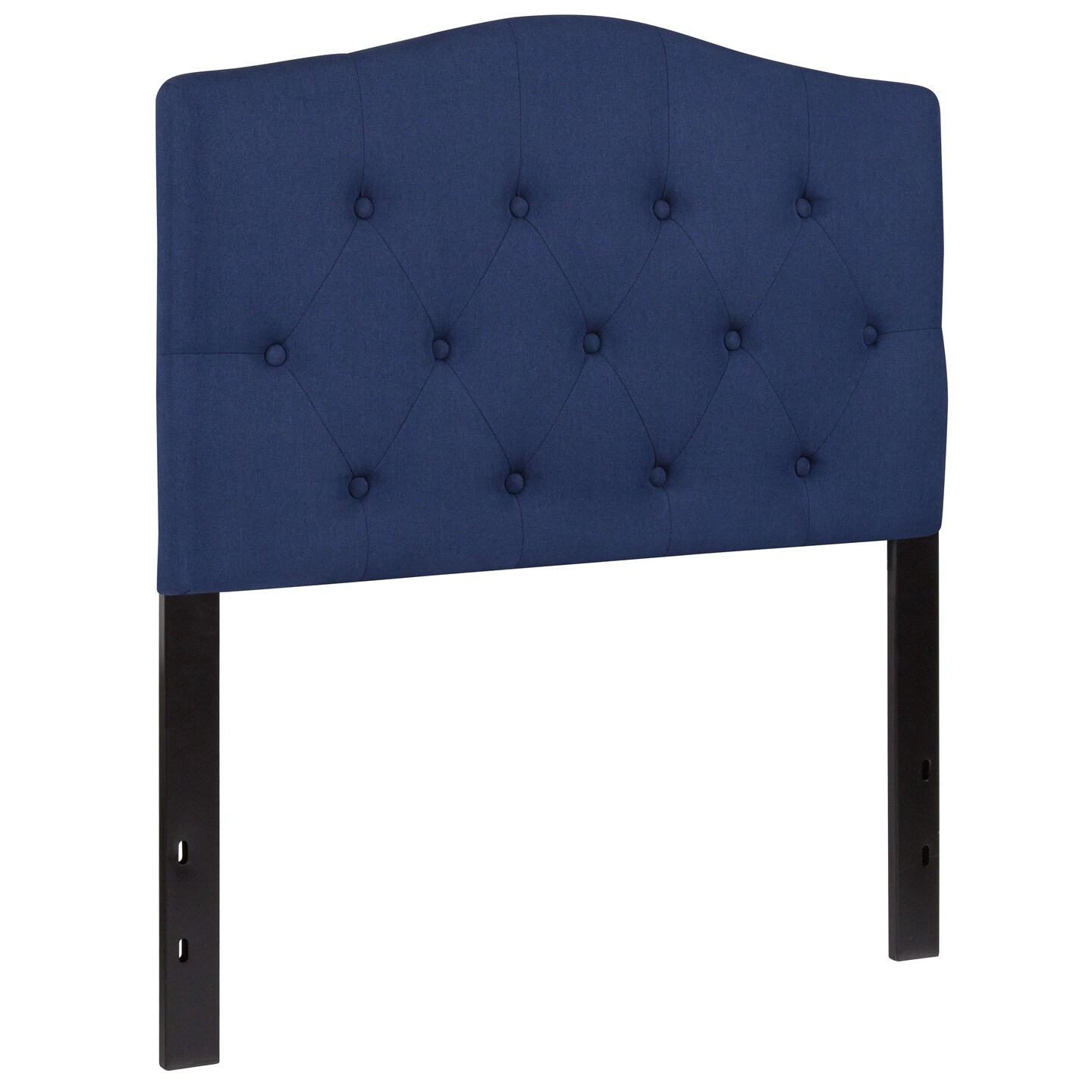 Emma and Oliver Arched Button Tufted Upholstered Headboard